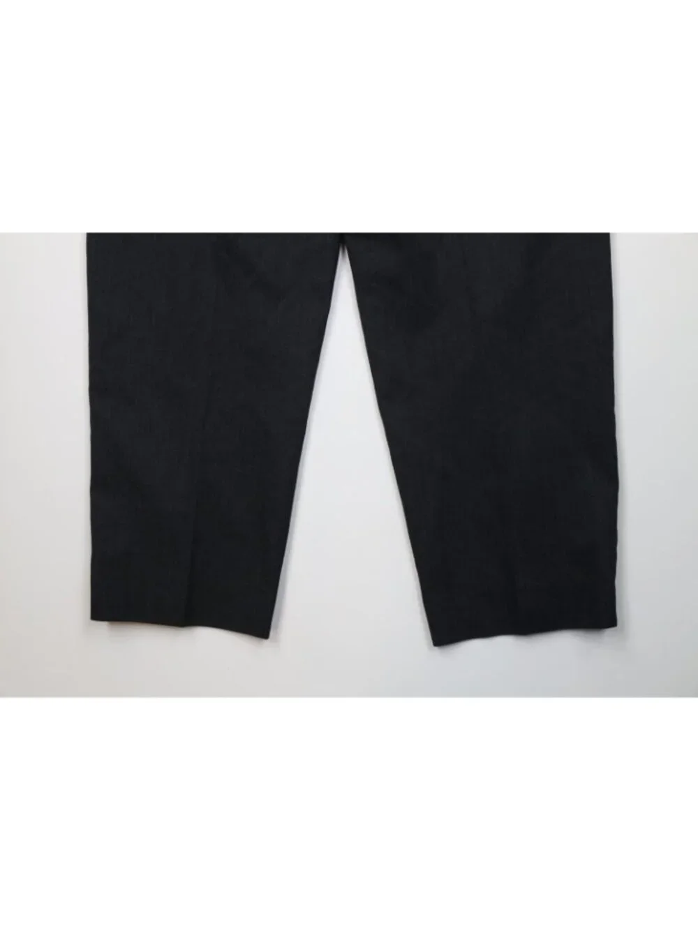 Vintage 90s Streetwear Mens 40x28 Wool Blend Knit Wide Leg Chino Pants Gray